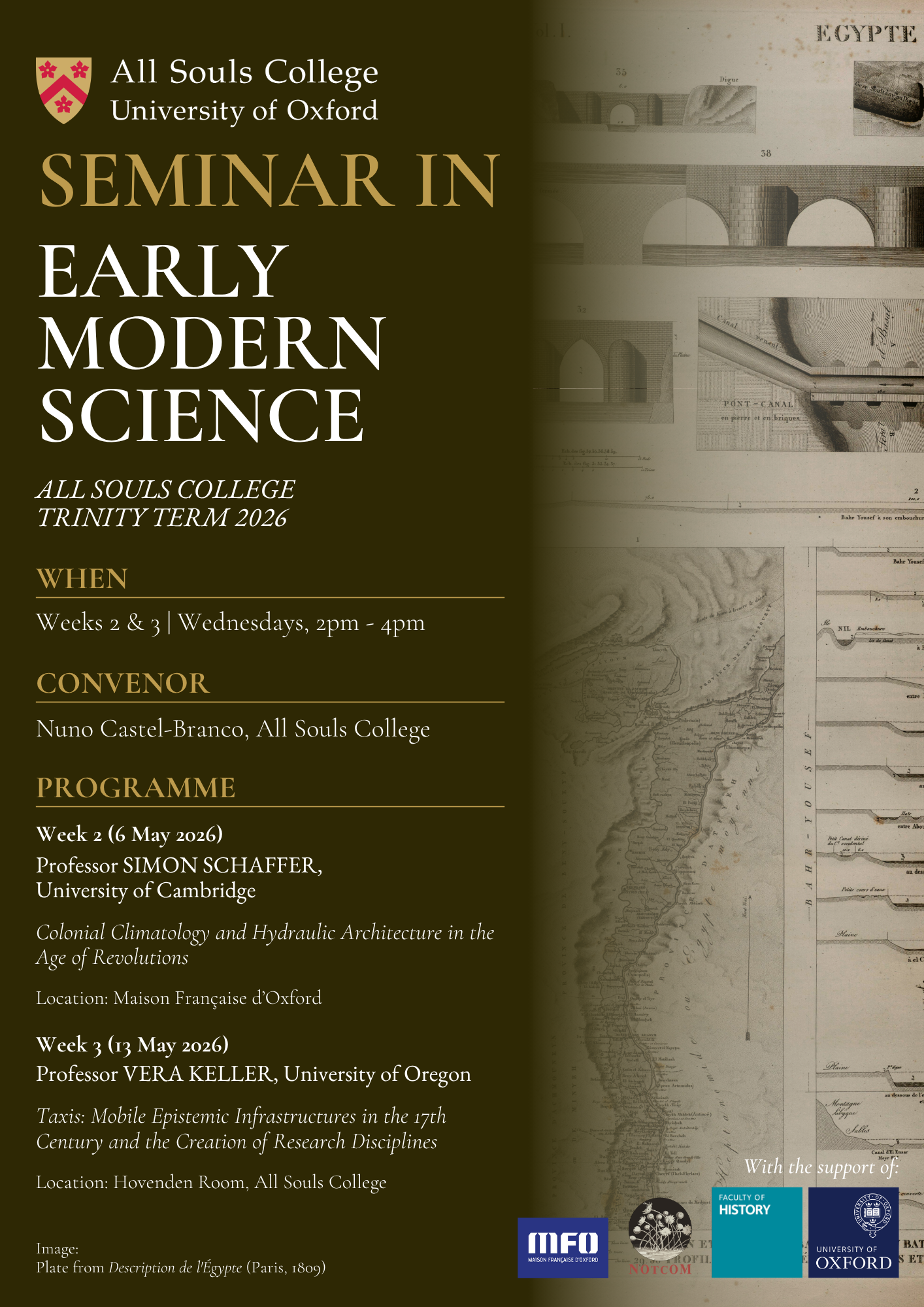 seminar in early modern science