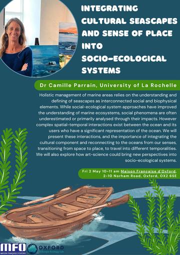 camille parrain socioecological systems talk flyer