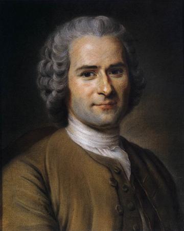 maurice quentin de la tour  portrait of jean jacques rousseau  wga12360