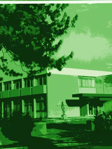 maison vue verte