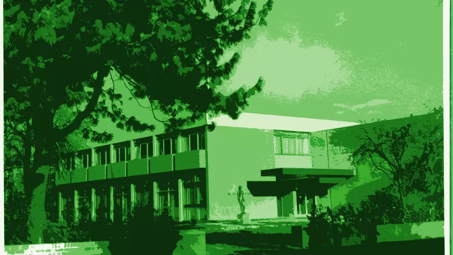 maison vue verte
