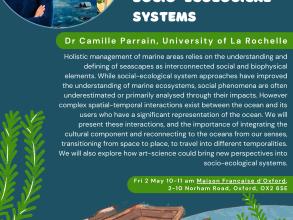 camille parrain socioecological systems talk flyer